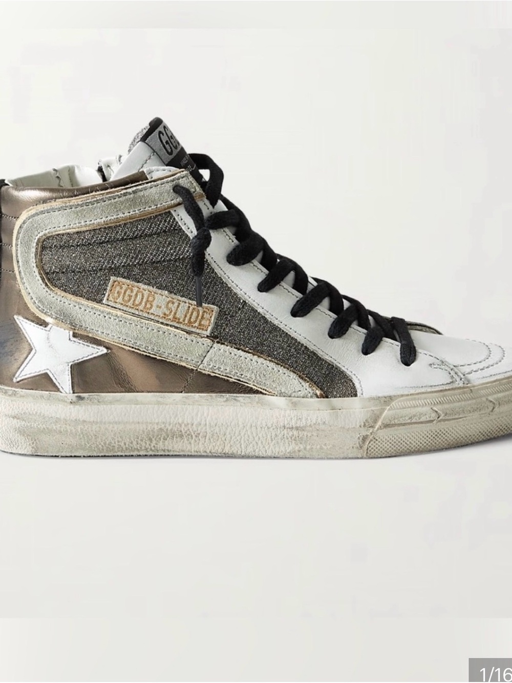 Golden Goose Slide High Top Sneakers size 7